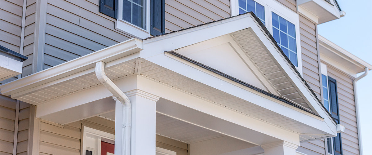 Porch roof in sub division