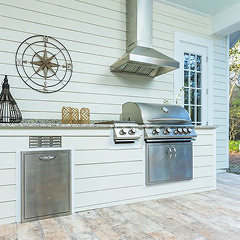 outdoor kitchens